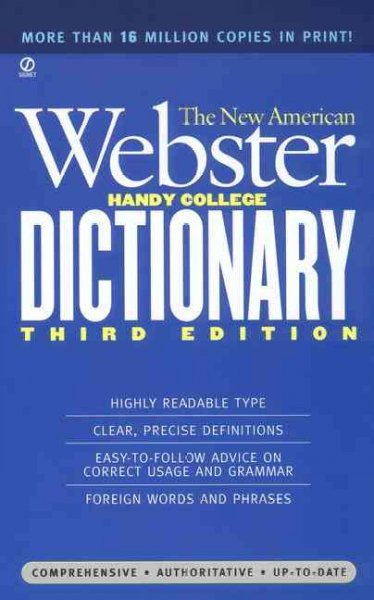 New American Webster Dictionary - Product Image